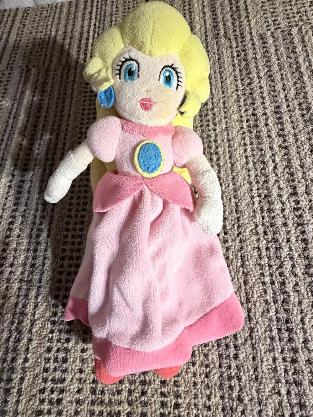 Nintendo Princess  Peach Plush Doll - Pink, Yellow and Blue